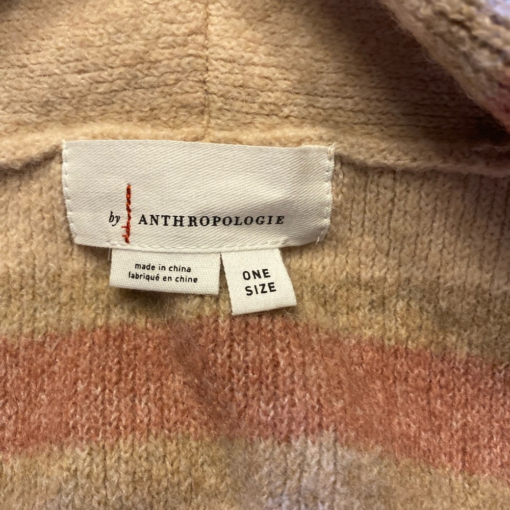 Anthropologie Striped Open-Front Mariel Longline Cardigan - Picture 6 of 7